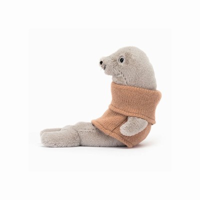 Jellycat Cozy Crew Seal USA | 06523CYGO